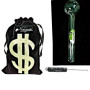 Newzenx Hulk Logo Oil Crystal Pipe 7" | 19mm/18cm/3mm | Pouch & Pipe Cleaner