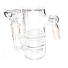 Newzenx Ash Catcher Double Honeycomb for Bong 4.5 Inch | 50mm/11cm
