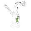 Newzenx Glass Oil Burner Honey Hulk Design Bong | 14mm Joint/5.5"