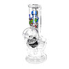Newzenx Rick & Morty Water Pipe Glass Bong 4 Inch | Velvet Pouch