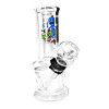 Newzenx Rick & Morty Water Pipe Glass Bong 4 Inch | Velvet Pouch