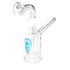Newzenx Oil Burner Glass Honey Bong Leaf | 14mm Joint/5.5 Inch
