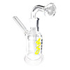 Newzenx Oil Burner Glass Honey Bong Leaf | 14mm Joint/5.5 Inch