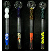 Newzenx 6 Inch Oil Crystal Pipe Double Bowl | 4 Different Sign Combo