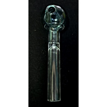 Newzenx 4" 25mm Oil Meth Crystal Pipe Green Bowl | Ash Filter Botton
