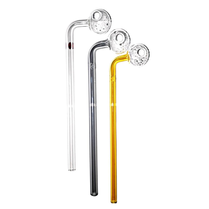 Newzenx Oil Meth Crystal Pipe Combo | 7 Inch/8mm/3 Pcs | 3 Different