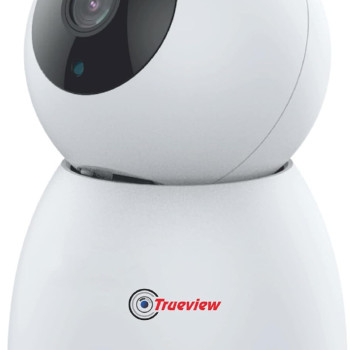 Trueview 3MP WiFi Robot Security CCTV Camera | 360° Pan Tilt | Night Vision | AI Auto Tracking & 2-Way Audio | Alexa Compatible | Supports 256GB Memory Card