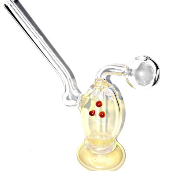 Newzenx Glass Oil Burner Honey/Meth Bong 4 Inch Included Pouch & Accessories