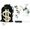 Newzenx Glass Leaf Handy Bong 4 Inch for Meth/Weed/Honey