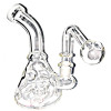 Newzenx 5.5 Inch Cutty Glass Showerhead Bongs for Honey/Oil/Meth/Weed