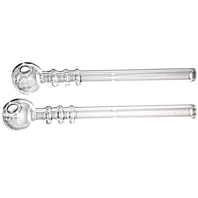 Newzenx Oil Meth Crystal Pipe 6" Triple Rings Combo | 12mm/2 Pcs