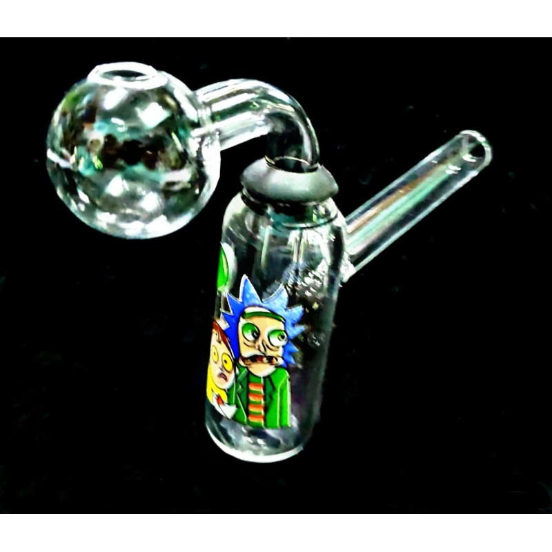 Newzenx Glass Oil Burner Meth/Honey Crystal Bong 3 Inch