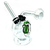 Newzenx Oil Meth Crystal Bong 3.5 Inch | Velvet Pouch & Pipe Cleaner