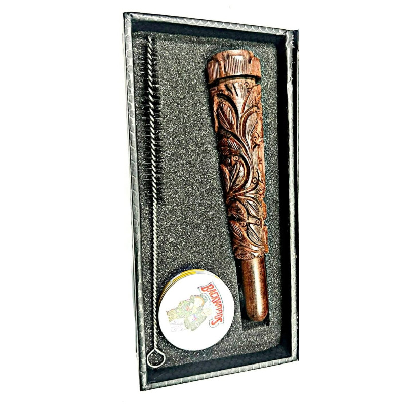 Newzenx Handcrafted Hookah Chillum | Rosewood Sadhu Baba - 6 Inch