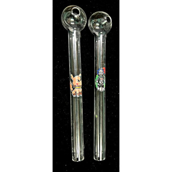 Newzenx Oil Meth Crystal Pipe Rick Monty 6 Inch | 12mm/6 Inch/2 Pieces | Pouch & Pipe Cleaner