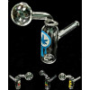 Newzenx Glass Oil Burner Meth/Honey Crystal Bong | 2.5 Inch/22mm