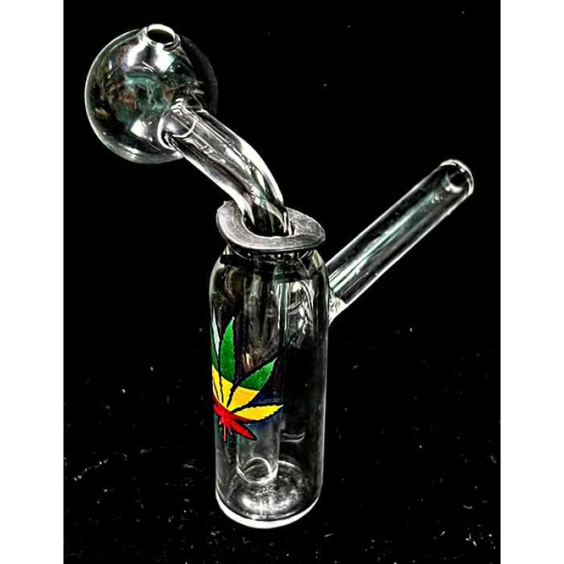 Newzenx Glass Oil Burner Meth/Honey Crystal Bong | 2.5 Inch/22mm