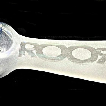 Newzenx 4 Inch Glass Smoking Pipe | ROOR Frost Color Pipe Incl. Pouch & Accessories