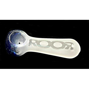 Newzenx 4 Inch Glass Smoking Pipe | ROOR Frost Color Pipe Incl. Pouch & Accessories