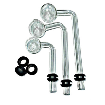 Newzenx Glass Meth Crystal Bong Shooter Combo | 9mm/3"/4"/5" | Pipe Cleaner