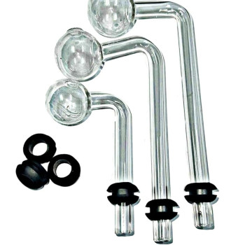 Newzenx Glass Meth Crystal Bong Shooter Combo | 9mm/3"/4"/5" | Pipe Cleaner