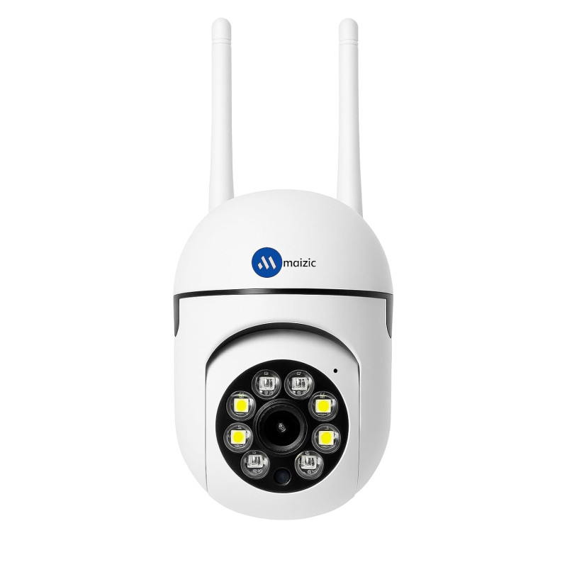 Buy Maizic Smarthome 3 MP FHD WiFi Indoor Mini Fox Ptz Security Camera with Color Night Vision, 360� Ptz Rotation, Motion Tracking, Two Way Audio