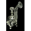 Newzenx Glass Duffused 8 Inch Squire Bong For Oil/Honey/Meth/Weed