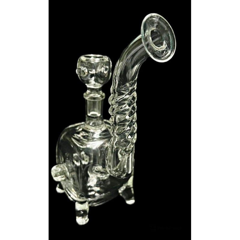 Newzenx Glass Duffused 8 Inch Squire Bong For Oil/Honey/Meth/Weed