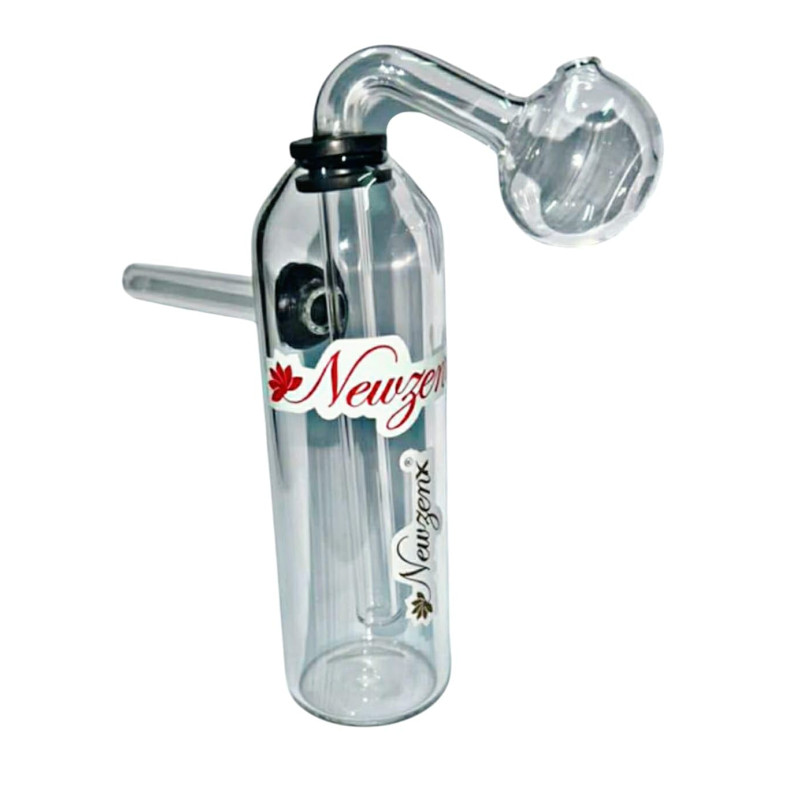 Newzenx 5 Inch Pyrex Glass Oil Burner Water Pipe Bong
