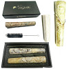 Newzenx Stone Carved Handcrafted Hookah Chillum 5 Inch - 2 Pcs Combo