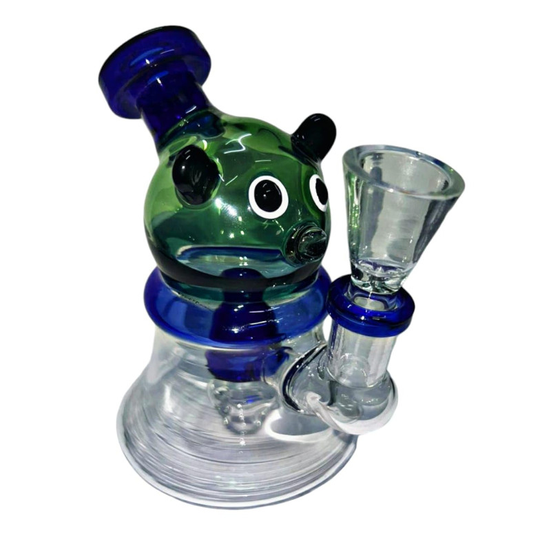 Newzenx Micky Mouse Glass Bong 5 Inch for Oil/Honey/Meth/Weed