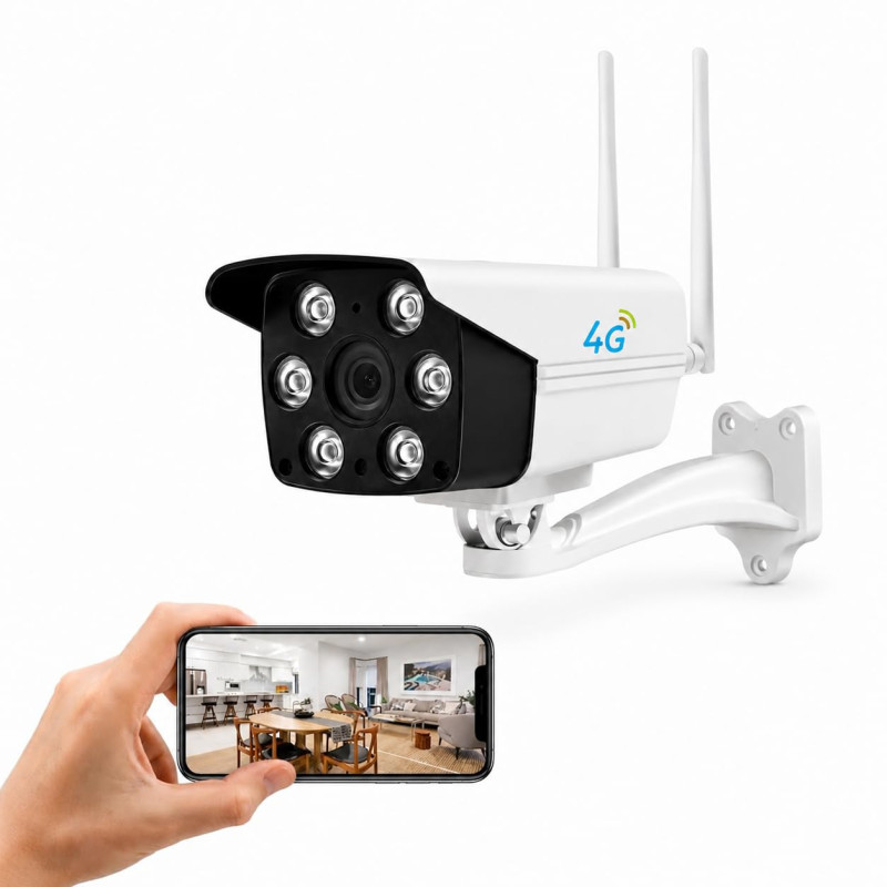 DDLC 4MP Indoor WiFi Light Bulb Camera for Home Security with 360° View | Smart LED Wireless Light Socket Bulb | Motion Detection & Mobile App V380 Pro (Bulb Camera)