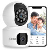 DDLC 4MP/8MP WiFi Smart Light Bulb Camera for Home | Full HD | Color Night Vision | Two Way Audio | Wireless Indoor Security Camera with Mobile App V380 Pro (Dual Lens Light Camera)