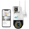 DDLC 4MP/8MP WiFi Smart Light Bulb Camera for Home | Full HD | Color Night Vision | Two Way Audio | Wireless Indoor Security Camera with Mobile App V380 Pro (Dual Lens Light Camera)