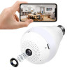 Dr Vision Dual Lens 4MP/8MP WiFi Smart Light Bulb Camera for Home | Full HD | Color Night Vision | Two Way Audio | Wireless Indoor Security Camera with Mobile App V380 Pro (Dual Lens Light Camera)
