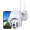 Dr Vision Dual Lens 4MP/8MP WiFi Smart Light Bulb Camera for Home | Full HD | Color Night Vision | Two Way Audio | Wireless Indoor Security Camera with Mobile App V380 Pro (Dual Lens Light Camera)