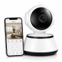 JB Supar 4MP Indoor WiFi Security Camera | 1080P HD | Smart CCTV Camera with 360° Pan Tilt Rotation | Color Night Vision | Motion Detection | Two-Way Audio with Mobile App V380 Pro (Robot Camera)
