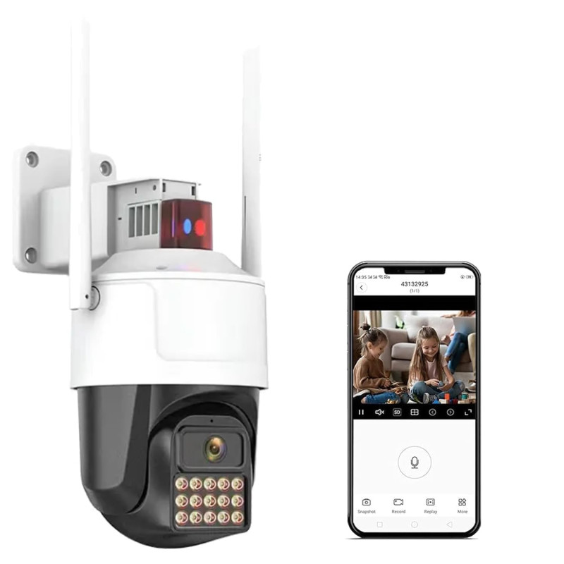 Buy Guard Well 4Mp WiFi Bulb CCTV Camera for Home Security | 360° Rotation | Color Night Vision | Motion Detection Two-Way Audio | Wireless Light Bulb Camera with Mobile App V380 Pro (Heavy Light Camera) Online