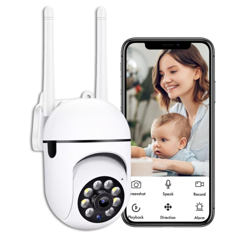 Buy Eyetech 4Mp WiFi Bulb CCTV Camera for Home Security | 360° Rotation | Color Night Vision | Motion Detection Two-Way Audio | Wireless Light Bulb Camera with Mobile App V380 Pro (Hevay Light Camera)