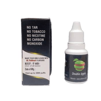 Al-Fakhri Vape flavour Double Apple E-Liquid | Nicotine free e-cigarette Hookah Flavor