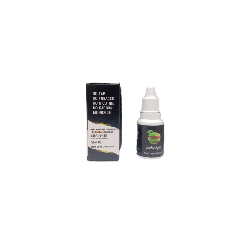 Al-Fakhri Double Apple E-Liquid | Nicotine free Vape flavour e-cigarette Hookah Flavor