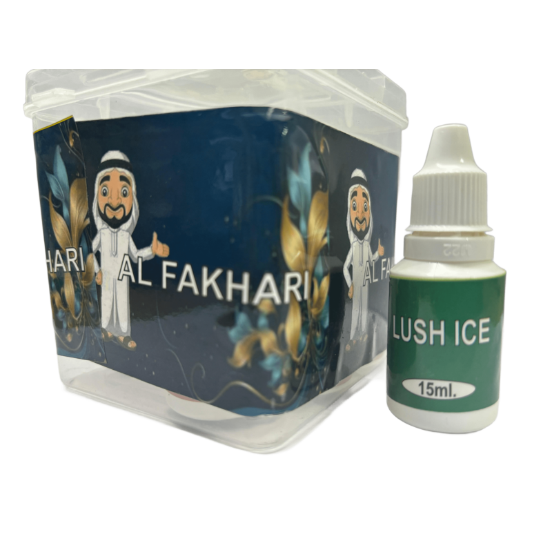 Al-Fakhri Lush ice Flavour 15ML | Juices for Pen Hookah | Vape E-Liquid | E-Vapes Flavor