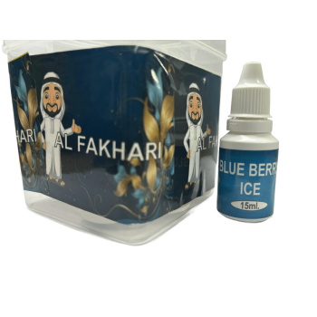Al-Fakhri Flavour Blueberry ice 15ML | Vape E-Liquid | Juices for Pen Hookah | E-Vapes Flavor