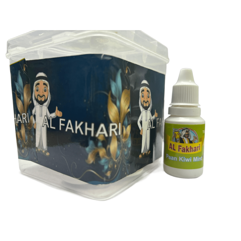 Al-Fakhri Flavour Pan Kiwi Mint 15ML | E-Liquid | Juices for Pen Hookah | E-Vapes Flavor