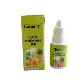 IGET Peach Pineapple Lime E-liquid | 4mg Nicotine Flavour | E-Cigarette Flavor | Vape E-Juice