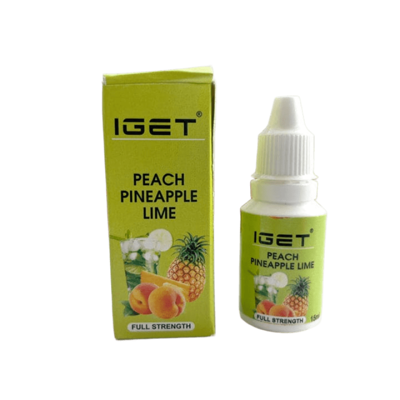 IGET Peach Pineapple Lime E-liquid | 4mg Nicotine Flavour | E-Cigarette Flavor | Vape E-Juice