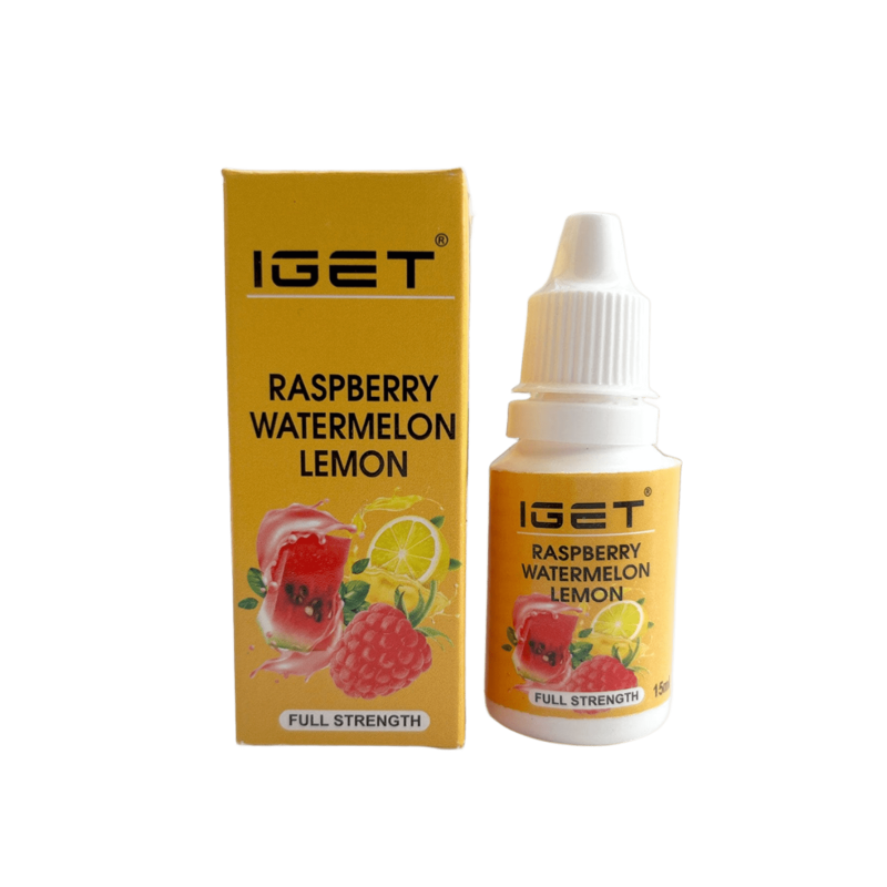 IGET Flavour | Raspberry Watermelon E-liquid | 4mg Nic Salt | E-Cigarette Flavor | Vaporiser E-Juice