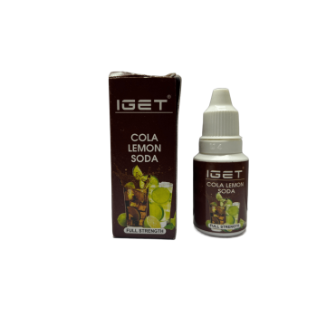 Iget Flavour Cola Lemon Soda E-liquid | 4mg Nicotine | E-Cigarette Flavor | Vape E-Juice