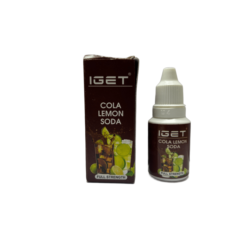 Iget Flavour Cola Lemon Soda E-liquid | 4mg Nicotine | E-Cigarette Flavor | Vape E-Juice