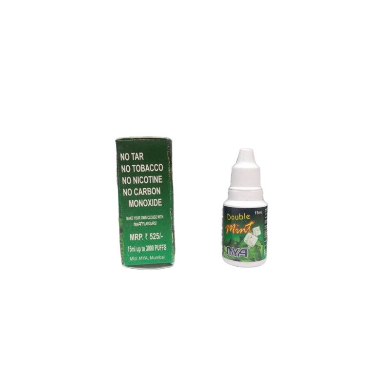 MYA Vape Double Mint E-Liquid | Nicotine free hookah flavour | e-cigarette Flavor